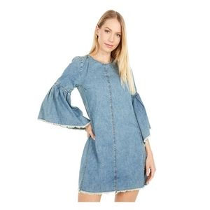 Free People NWT Reckless Life Denim Dress